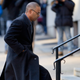 Baltimore Police Officer Caesar Goodson Jr. arrives at the Mitchell Courthouse-West in Baltimore on Jan. 11, 2016, for jury selection in his trial regarding the death of Freddie Gray. Goodson ultimately decided to have a bench trial.
Jose Louis Magana-Pool/Getty Images